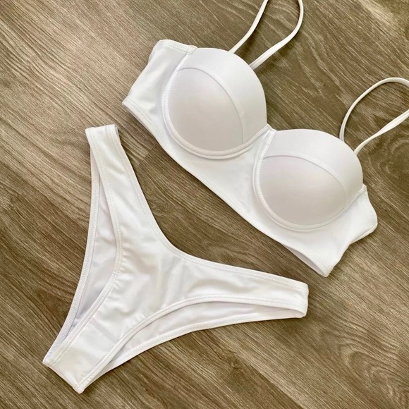 Last L SALE🎉💙🏖Peyton White Push-Up Bikini 🏖💙 - Picture 4 of 4